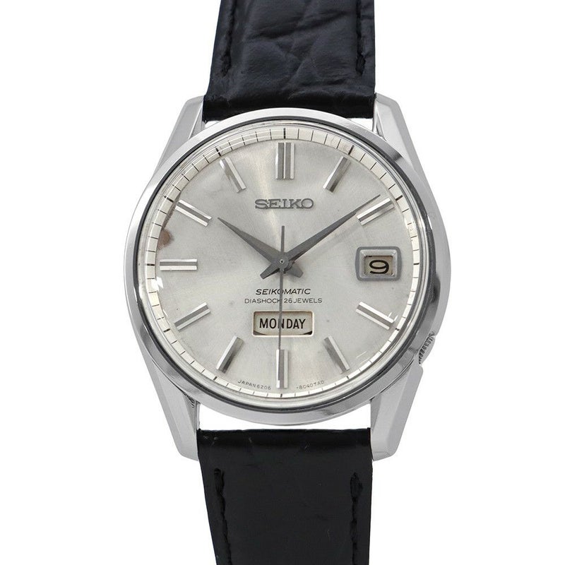 セイコーマチック ウィークデーター デイト 6206-8040 SEIKO 腕時計 ウォッチ シルバー文字盤 アンティーク