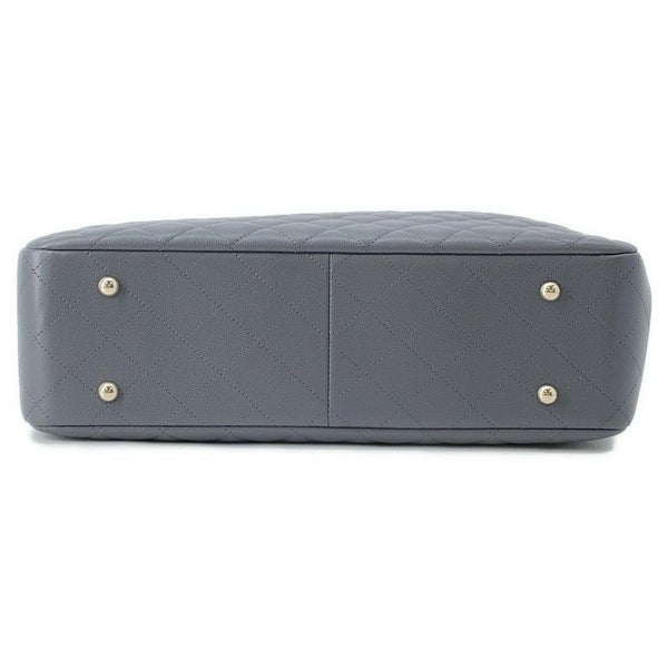 シャネル チェーントートバッグ マトラッセ ココマーク ラージ ショッピングバッグ キャビアスキン A91046 CHANEL