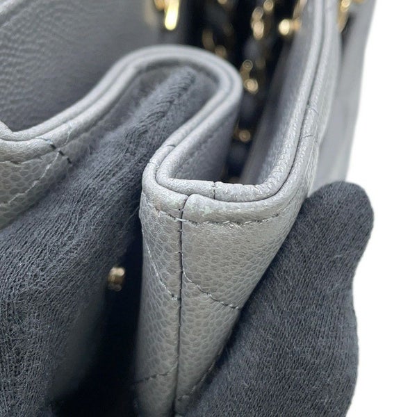 シャネル チェーントートバッグ マトラッセ ココマーク ラージ ショッピングバッグ キャビアスキン A91046 CHANEL