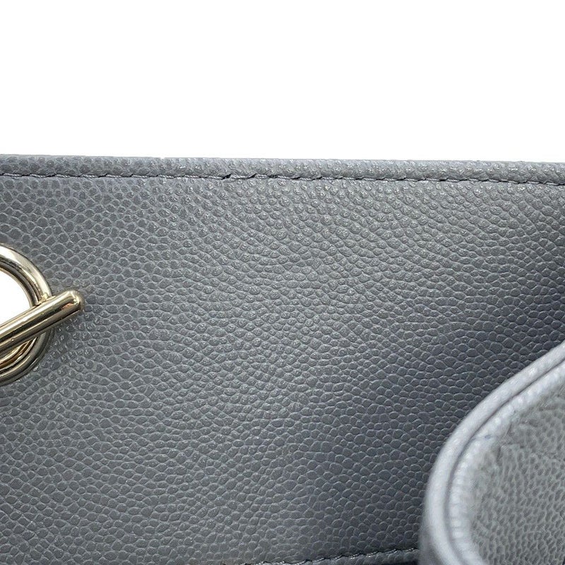 シャネル チェーントートバッグ マトラッセ ココマーク ラージ ショッピングバッグ キャビアスキン A91046 CHANEL