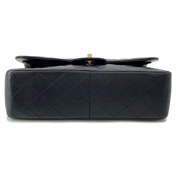 シャネル チェーンショルダーバッグ ココマーク マトラッセ30 キャビアスキン A58600 CHANEL 黒