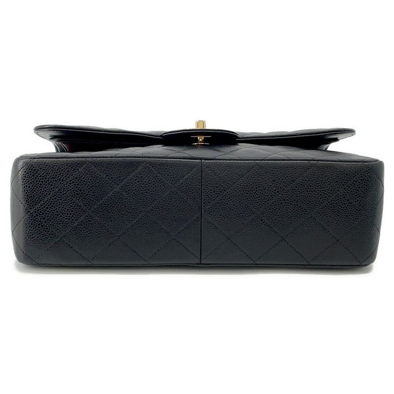 シャネル チェーンショルダーバッグ ココマーク マトラッセ30 キャビアスキン A58600 CHANEL 黒