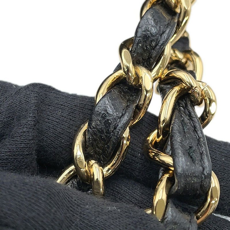 シャネル チェーンショルダーバッグ ココマーク マトラッセ30 キャビアスキン A58600 CHANEL 黒