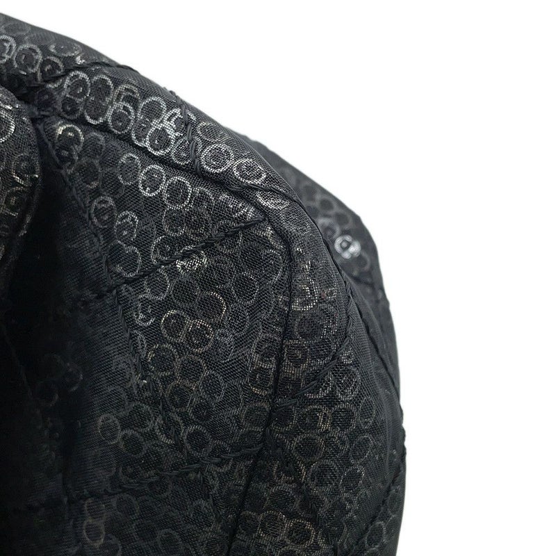 シャネル チェーンショルダーバッグ マトラッセ ココマーク メッシュ スパンコール CHANEL 黒 2way