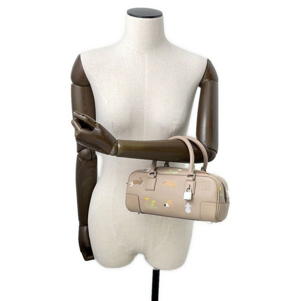ロエベ ハンドバッグ Suna Fujitaコラボ アマソナ23 クロップド バッグ レザー LOEWE 2way ウサギ