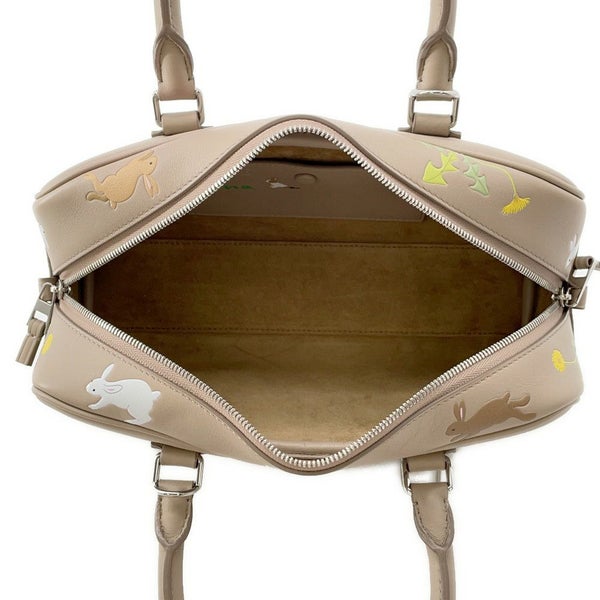 ロエベ ハンドバッグ Suna Fujitaコラボ アマソナ23 クロップド バッグ レザー LOEWE 2way ウサギ