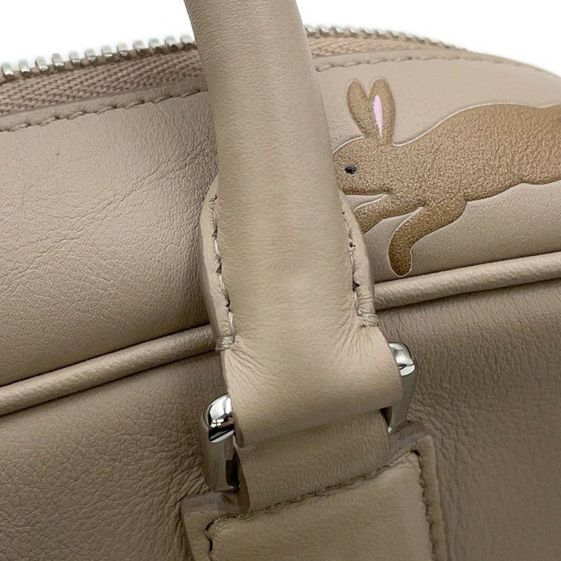 ロエベ ハンドバッグ Suna Fujitaコラボ アマソナ23 クロップド バッグ レザー LOEWE 2way ウサギ