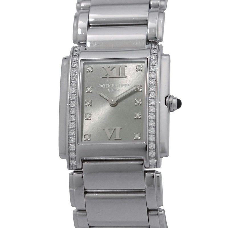 パテックフィリップ トゥエンティ4 36Pダイヤベゼル 4910/10A-010 PATEK PHILIPPE グレー文字盤 10Pダイヤ