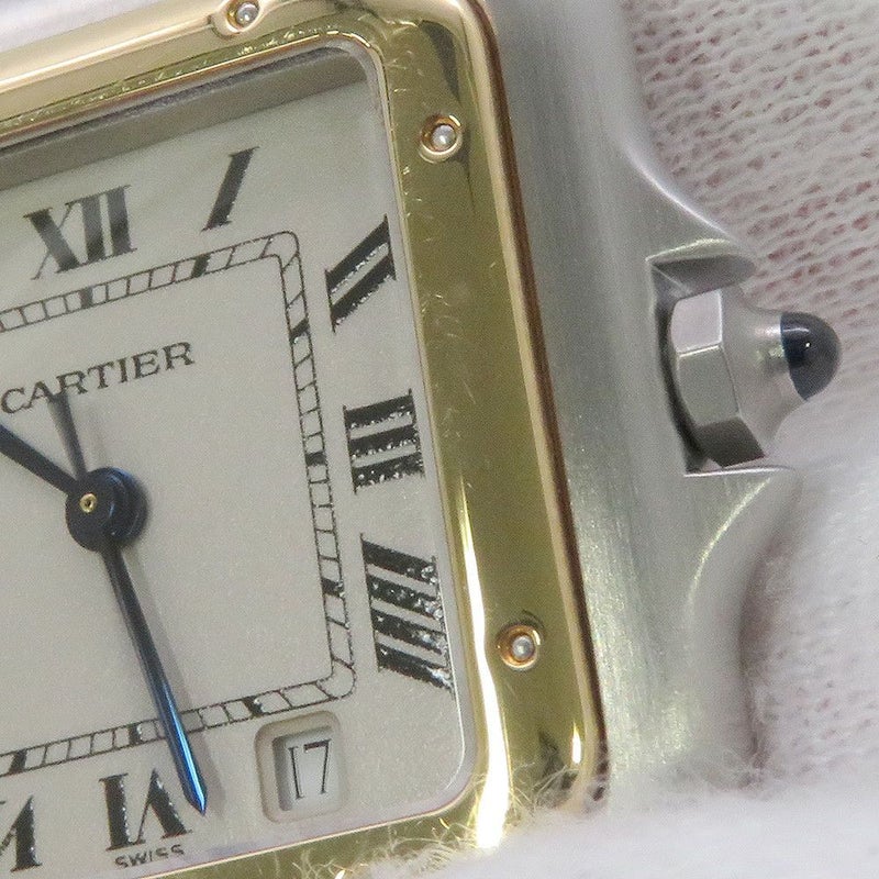 カルティエ パンテール MM 2ロウ W25028B6 Cartier 腕時計 アイボリー文字盤 クォーツ