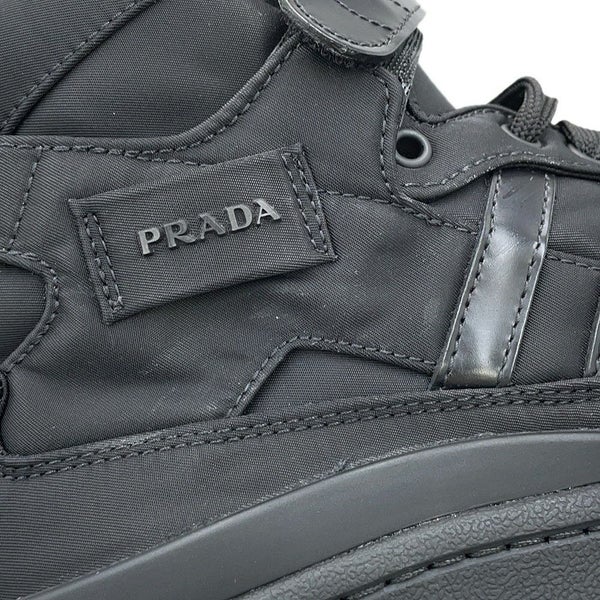 プラダ スニーカー Re-Nylonプラダ×adidas フォーラムハイカット メンズサイズ7 1/2 2TG193 PRADA 黒