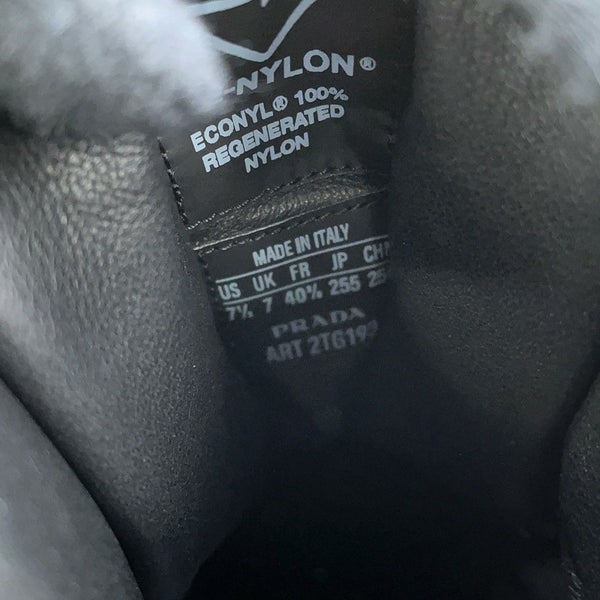 プラダ スニーカー Re-Nylonプラダ×adidas フォーラムハイカット メンズサイズ7 1/2 2TG193 PRADA 黒