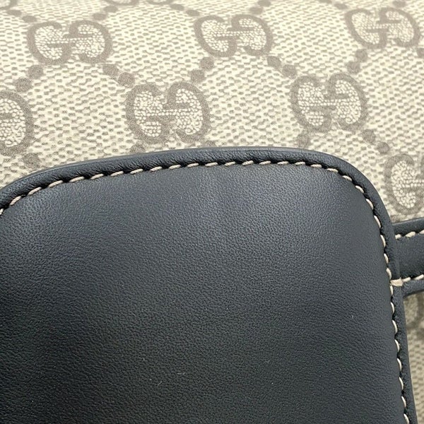 グッチ ショルダーバッグ GGスプリーム ホースビット 1955 ソフト スモール 815205 GUCCI 黒