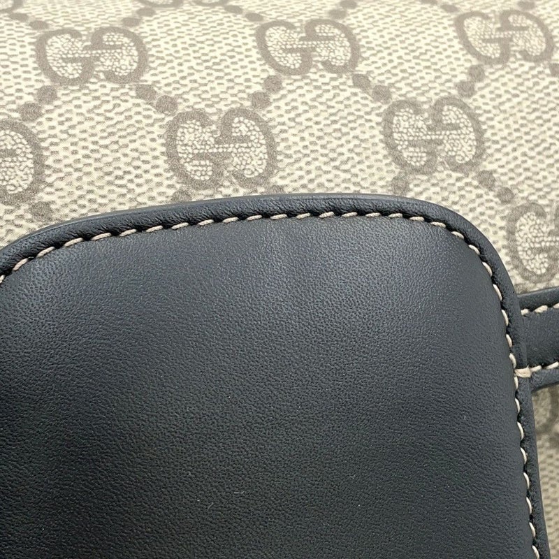 グッチ ショルダーバッグ GGスプリーム ホースビット 1955 ソフト スモール 815205 GUCCI 黒