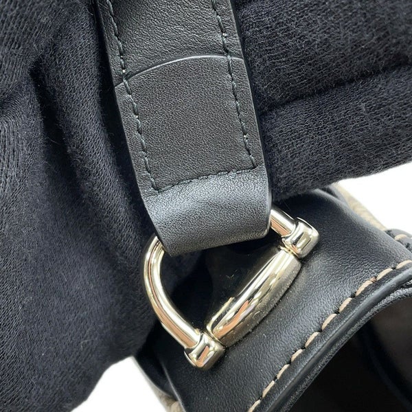 グッチ ショルダーバッグ GGスプリーム ホースビット 1955 ソフト スモール 815205 GUCCI 黒