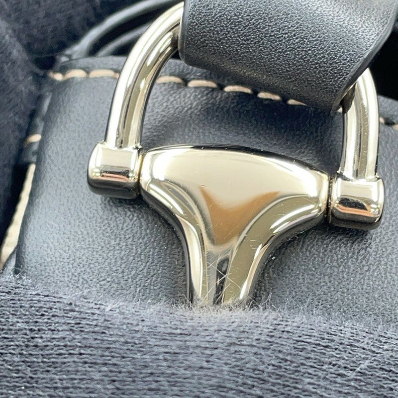 グッチ ショルダーバッグ GGスプリーム ホースビット 1955 ソフト スモール 815205 GUCCI 黒