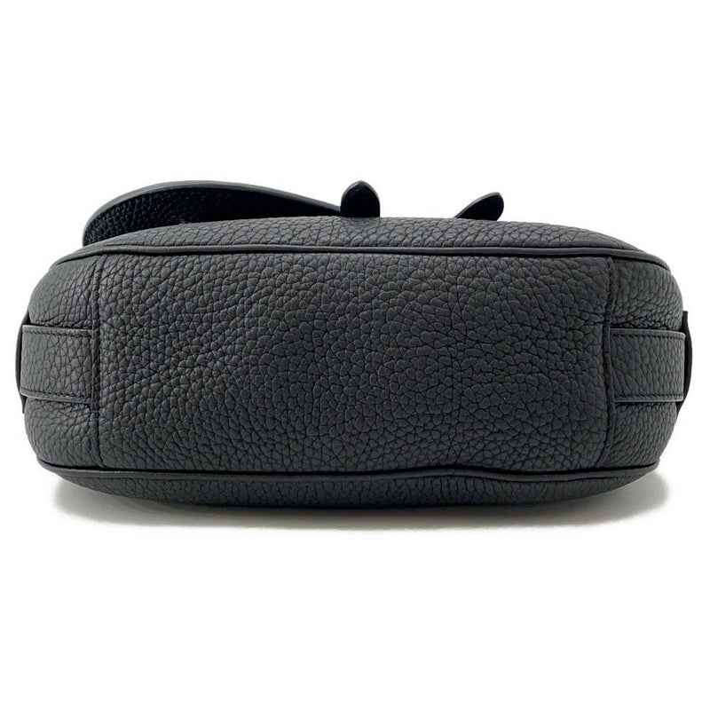 クリスチャン・ディオール ハンドバッグ サドル ミニソフトバッグ レザー 1ADHO023 Christian Dior 2way 黒