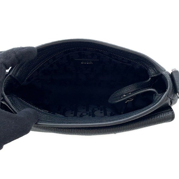 クリスチャン・ディオール ハンドバッグ サドル ミニソフトバッグ レザー 1ADHO023 Christian Dior 2way 黒