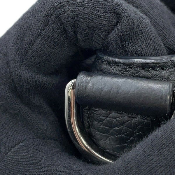 クリスチャン・ディオール ハンドバッグ サドル ミニソフトバッグ レザー 1ADHO023 Christian Dior 2way 黒