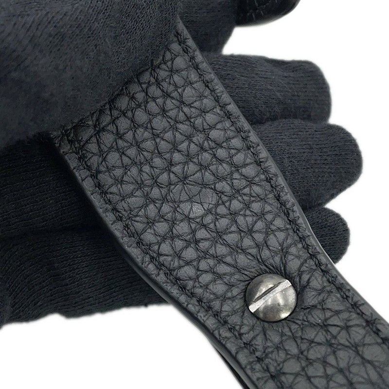 クリスチャン・ディオール ハンドバッグ サドル ミニソフトバッグ レザー 1ADHO023 Christian Dior 2way 黒