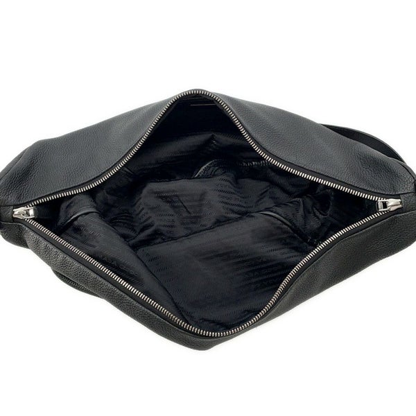 プラダ ショルダーバッグ トライアングルバッグ レザー 2VY007 PRADA 黒