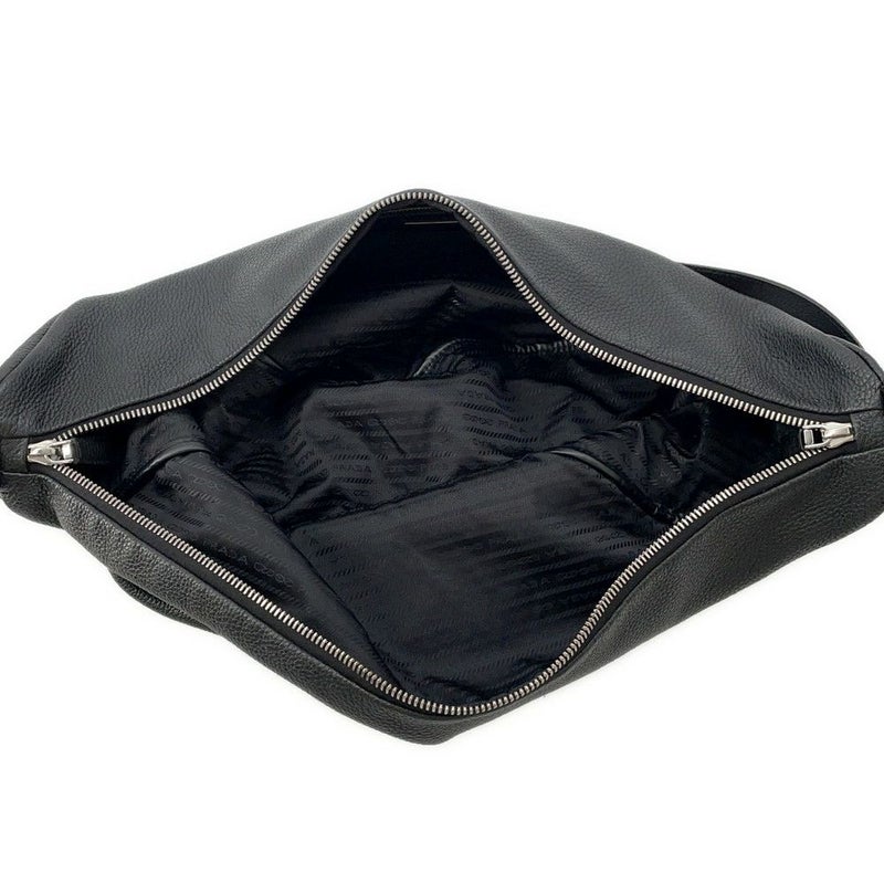 プラダ ショルダーバッグ トライアングルバッグ レザー 2VY007 PRADA 黒