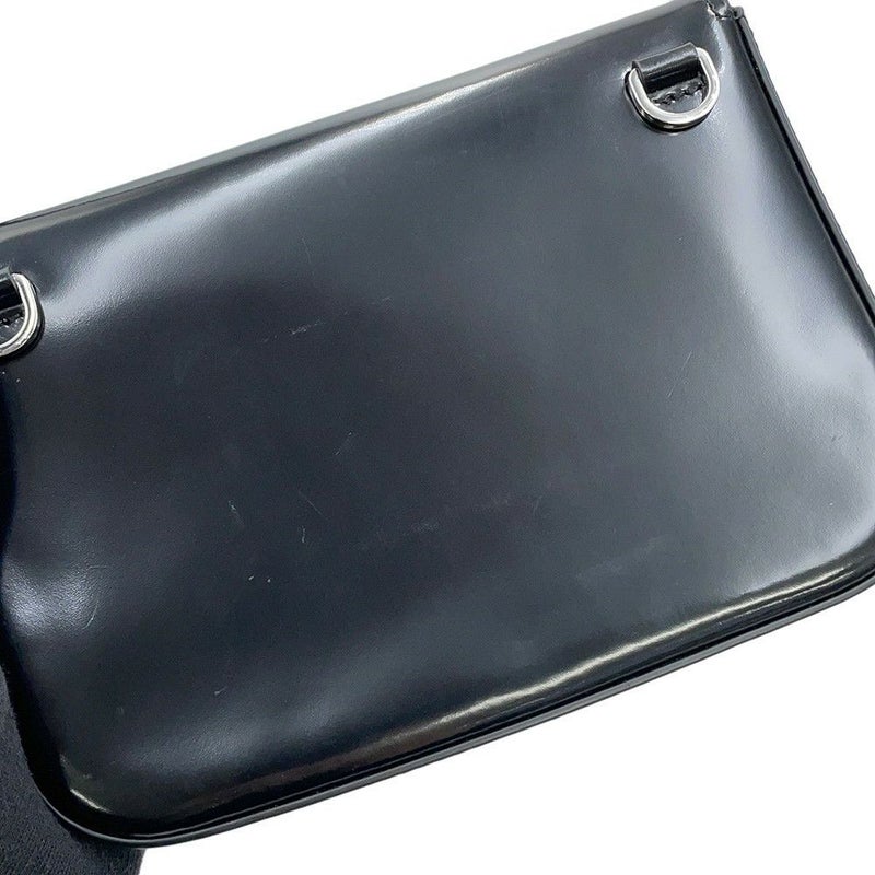 プラダ ハンドバッグ ブラッシュレザー 2VD061 PRADA 黒 ミニバッグ