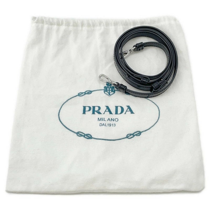 プラダ ハンドバッグ ブラッシュレザー 2VD061 PRADA 黒 ミニバッグ