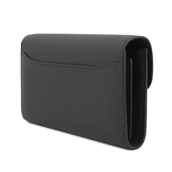 エルメス 長財布 コンスタンス トゥーゴー ロング ブラック/シルバー金具 エプソン K刻印 HERMES 黒