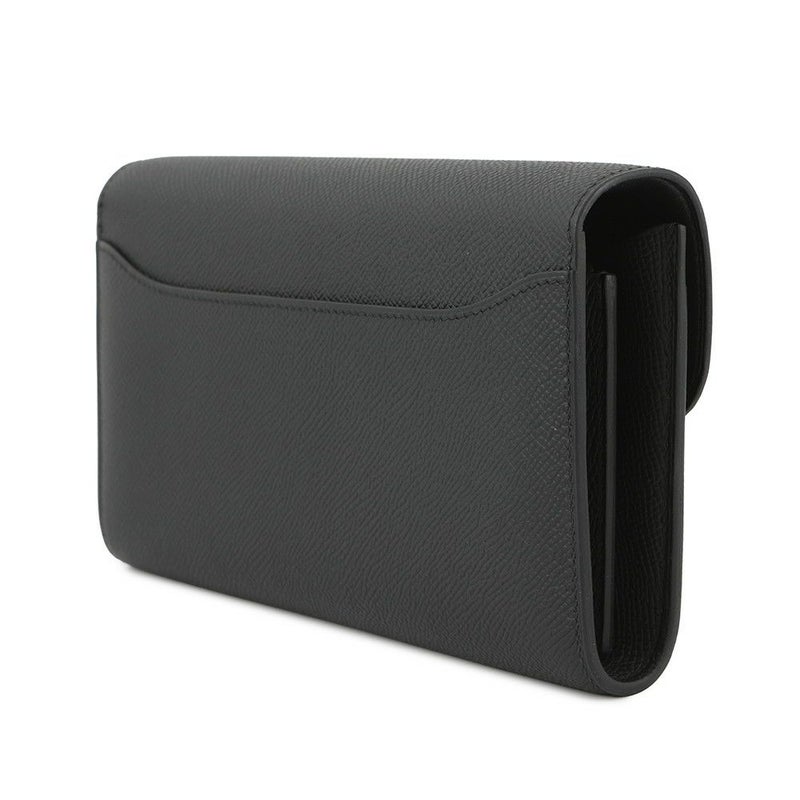 エルメス 長財布 コンスタンス トゥーゴー ロング ブラック/シルバー金具 エプソン K刻印 HERMES 黒