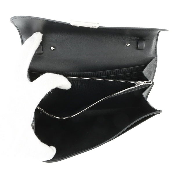 エルメス 長財布 コンスタンス トゥーゴー ロング ブラック/シルバー金具 エプソン K刻印 HERMES 黒