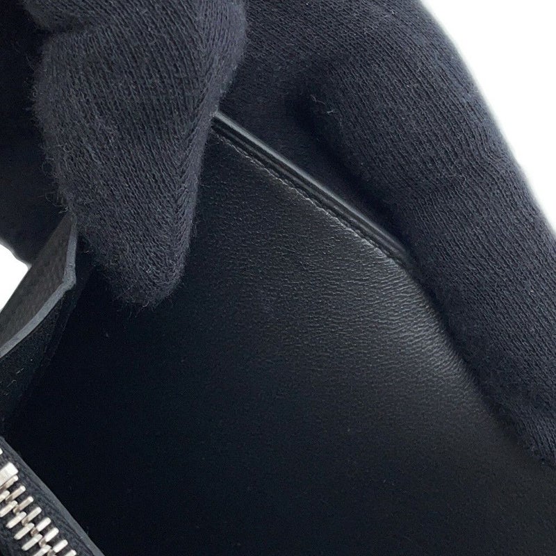 エルメス 長財布 コンスタンス トゥーゴー ロング ブラック/シルバー金具 エプソン K刻印 HERMES 黒
