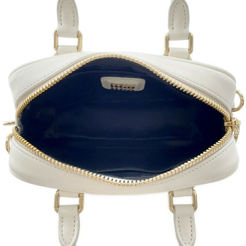 ミュウミュウ ハンドバッグ マテラッセ アルカディ スモール レザー 5BB123 Miu Miu 2way 白