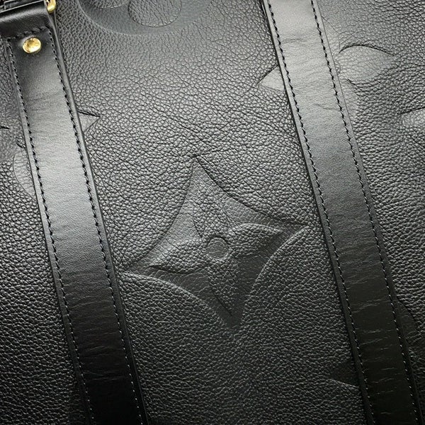 ルイヴィトン ボストンバッグ モノグラム・アンプラント ジャイアント キーポル・バンドリエール45 M45532トラベル 旅行 黒 ブラック