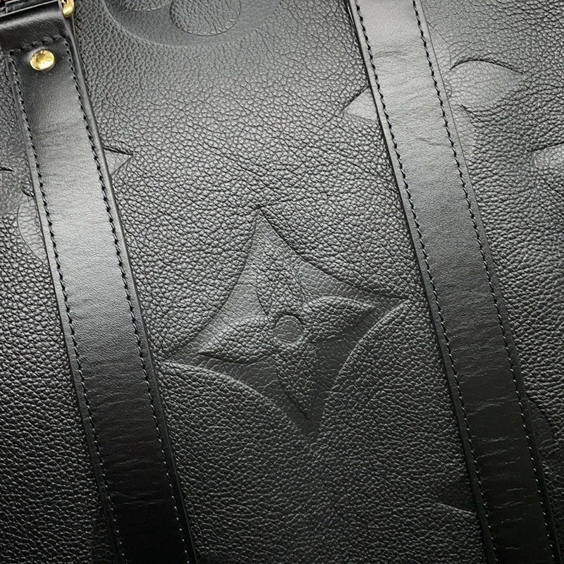 ルイヴィトン ボストンバッグ モノグラム・アンプラント ジャイアント キーポル・バンドリエール45 M45532トラベル 旅行 黒 ブラック