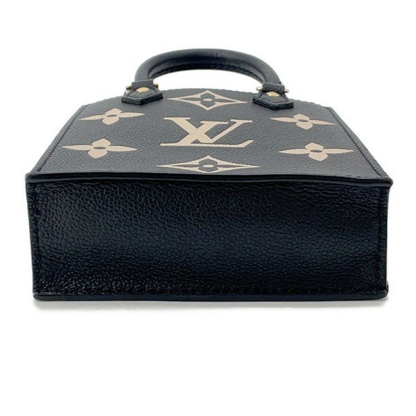 ルイヴィトン ハンドバッグ モノグラム・アンプラント プティット・サックプラ M81416 2wayショルダー ブラック 黒