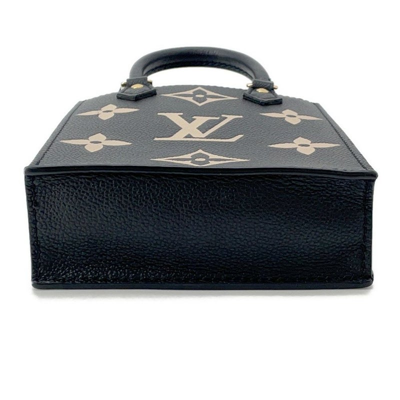 ルイヴィトン ハンドバッグ モノグラム・アンプラント プティット・サックプラ M81416 2wayショルダー ブラック 黒