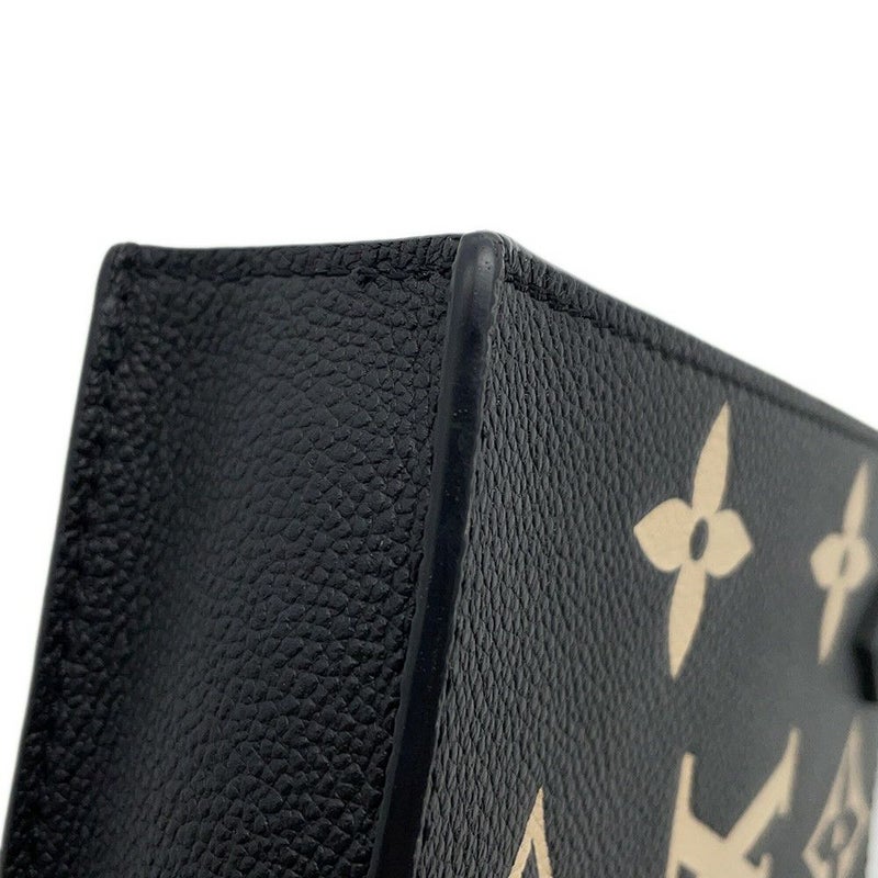 ルイヴィトン ハンドバッグ モノグラム・アンプラント プティット・サックプラ M81416 2wayショルダー ブラック 黒