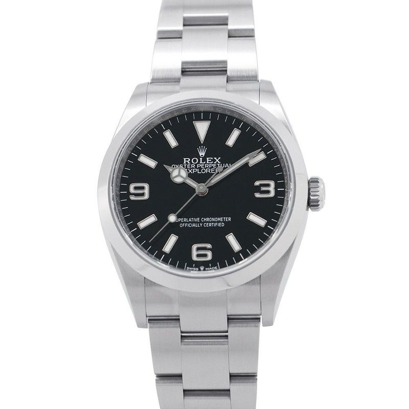ロレックス エクスプローラー1 ランダムシリアル ルーレット 124270 ROLEX 腕時計 ウォッチ 黒文字盤