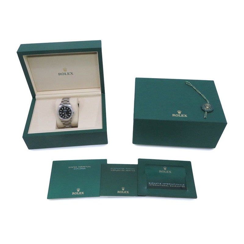 ロレックス エクスプローラー1 ランダムシリアル ルーレット 124270 ROLEX 腕時計 ウォッチ 黒文字盤