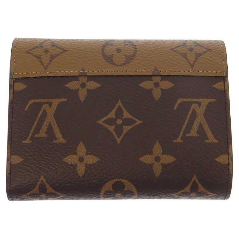 ルイヴィトン 三つ折り財布 モノグラム モノグラム・リバース ポルトフォイユ・ヴィクトリーヌ M81557 LOUIS VUITTON 黒