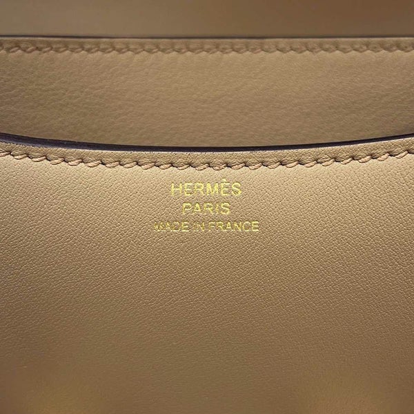 エルメス ミニ コンスタンス3 ミロワール ベージュマルファ/ゴールド金具 スイフト W刻印
