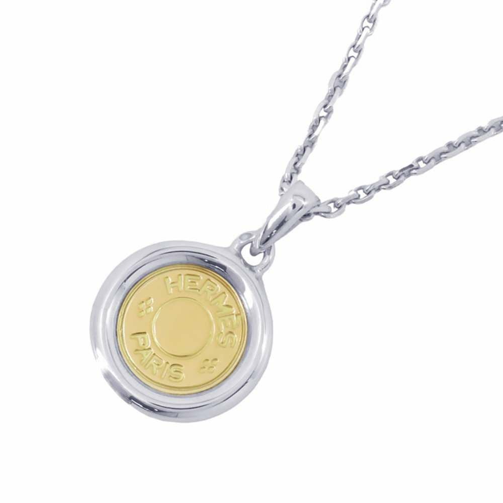 ゴールド hermesネックレス HERMES エルメス ネックレス ファラン