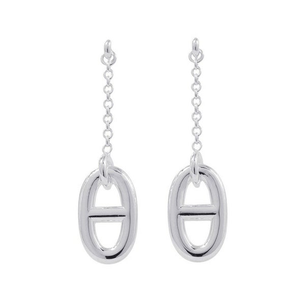 エルメス ピアス シェーヌダンクル ファランドール MM SV925シルバー HERMES ジュエリー