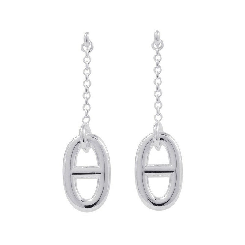 エルメス ピアス シェーヌダンクル ファランドール MM SV925シルバー HERMES ジュエリー