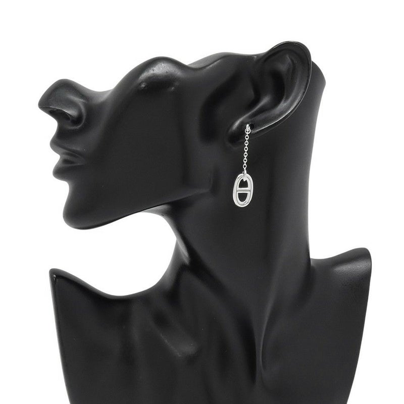 エルメス ピアス シェーヌダンクル ファランドール MM SV925シルバー HERMES ジュエリー