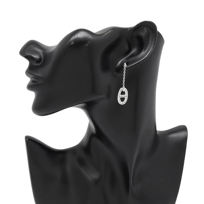 エルメス ピアス シェーヌダンクル ファランドール MM SV925シルバー HERMES ジュエリー