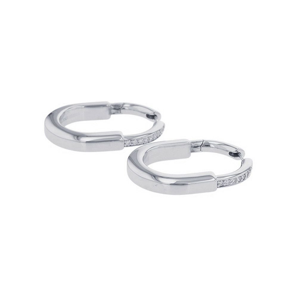 ティファニー ピアス ロック ピアス ミディアム ダイヤモンド 計0.19ct