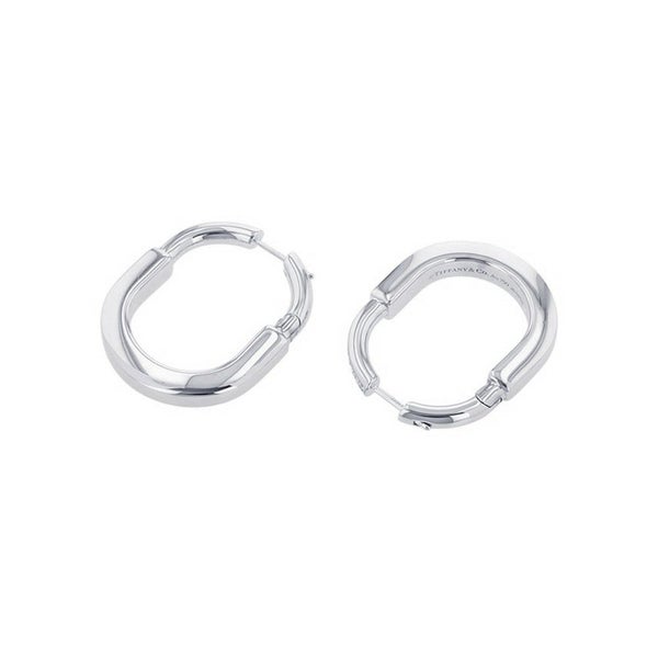 ティファニー ピアス ロック ピアス ミディアム ダイヤモンド 計0.19ct K18WGホワイトゴールド 72342801 Tiffany&Co.