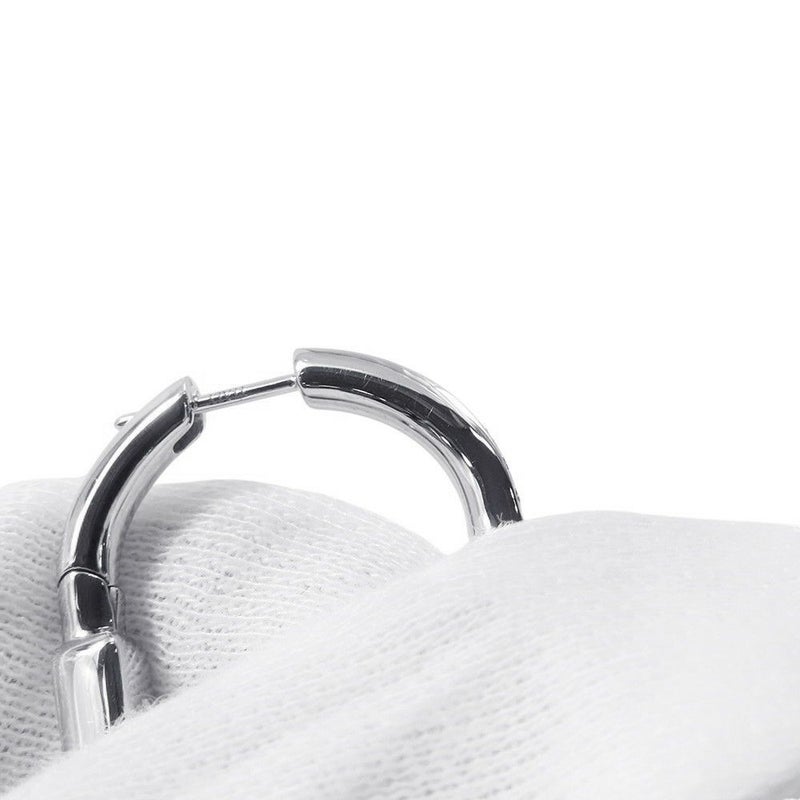 ティファニー ピアス ロック ピアス ミディアム ダイヤモンド 計0.19ct K18WGホワイトゴールド 72342801 Tiffany&Co.