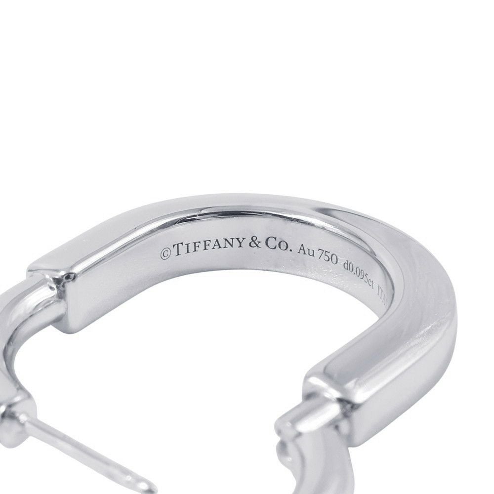 ティファニー ピアス ロック ピアス ミディアム ダイヤモンド 計0.19ct